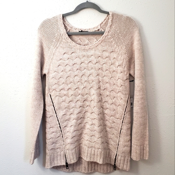 DEx Clothing Oatmeal Melange sweater 427468 D. NWT. - Picture 2 of 7